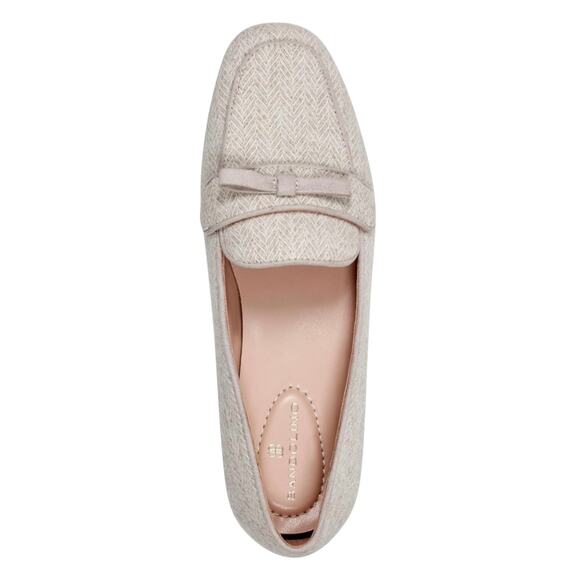 Bandolino Women's Meonna Square Toe Bow Detail Loafers Ivory Size 9 1/2 - Picture 4 of 5